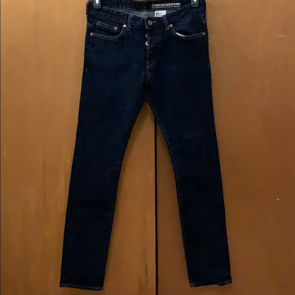 H&M Conscious denim slim low waist 32/32